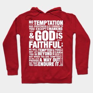 1 Corinthians 10:13 Hoodie